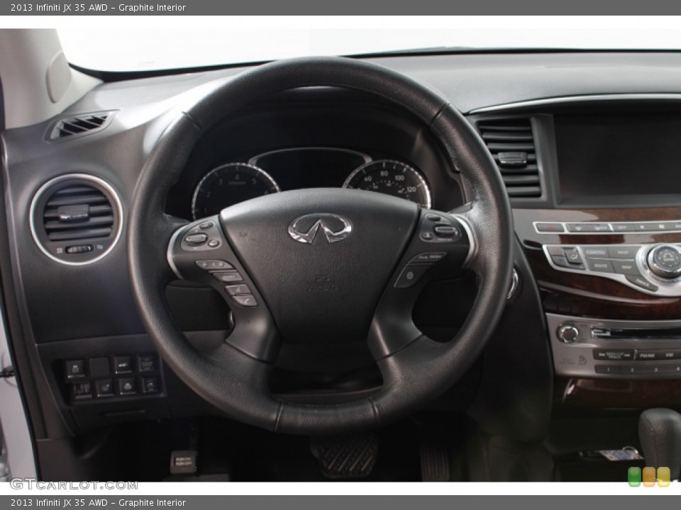 Graphite Interior Steering Wheel for the 2013 Infiniti JX 35 AWD #76594737