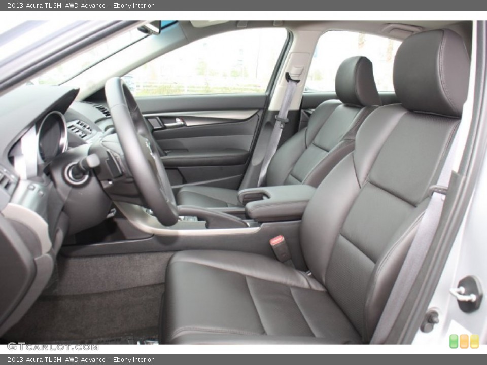 Ebony Interior Front Seat for the 2013 Acura TL SH-AWD Advance #76595125