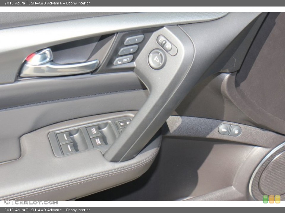 Ebony Interior Controls for the 2013 Acura TL SH-AWD Advance #76595194