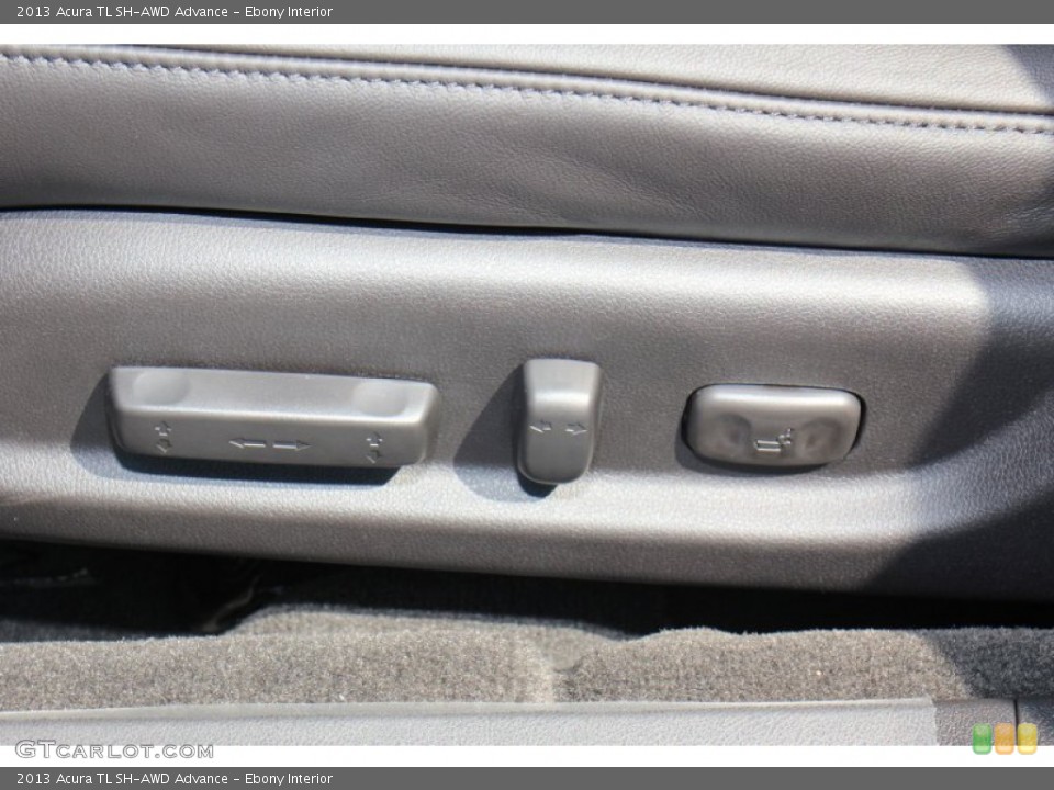 Ebony Interior Controls for the 2013 Acura TL SH-AWD Advance #76595200