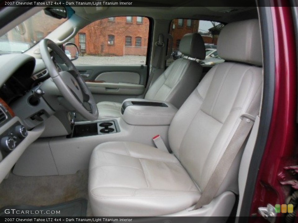 Dark Titanium/Light Titanium Interior Front Seat for the 2007 Chevrolet Tahoe LTZ 4x4 #76595385