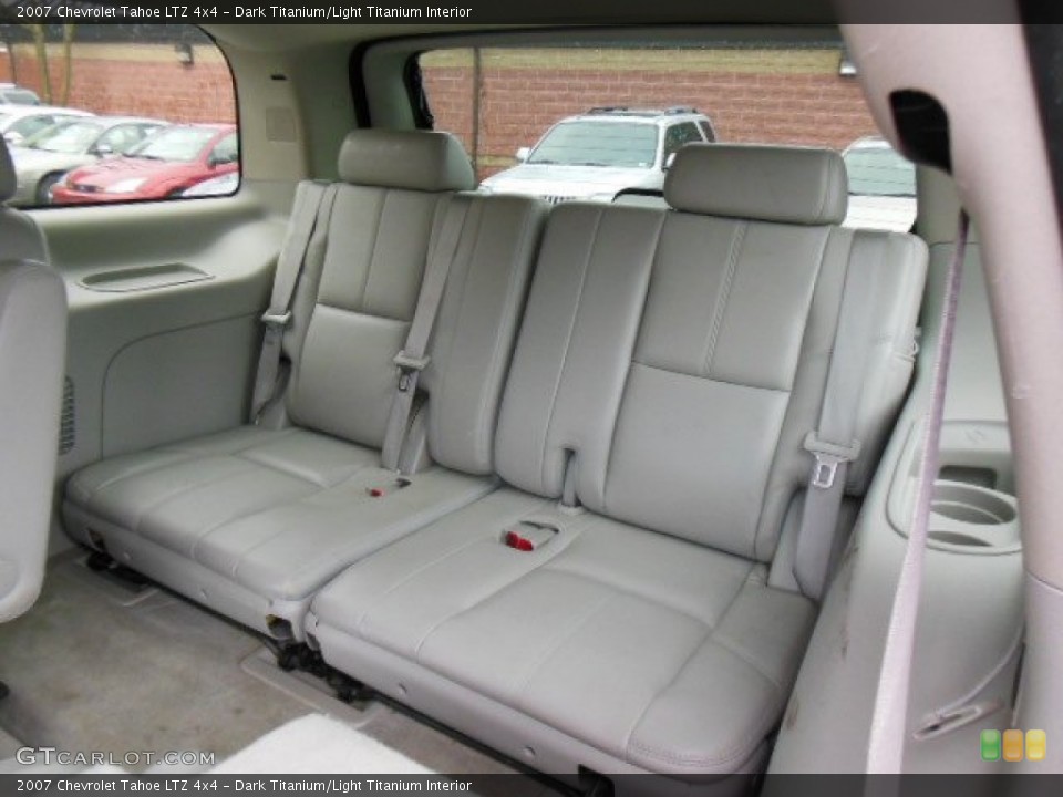 Dark Titanium Light Titanium Interior Rear Seat For The 2007