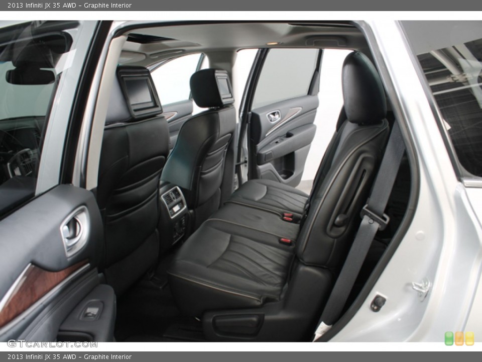 Graphite Interior Rear Seat for the 2013 Infiniti JX 35 AWD #76595449