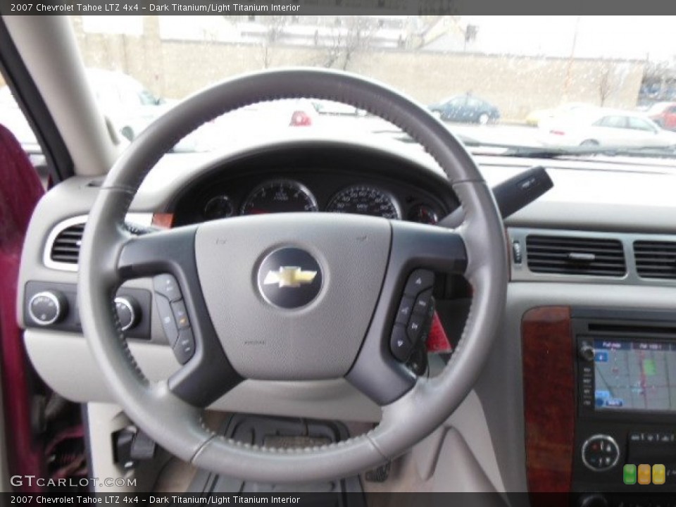 Dark Titanium/Light Titanium Interior Steering Wheel for the 2007 Chevrolet Tahoe LTZ 4x4 #76595521