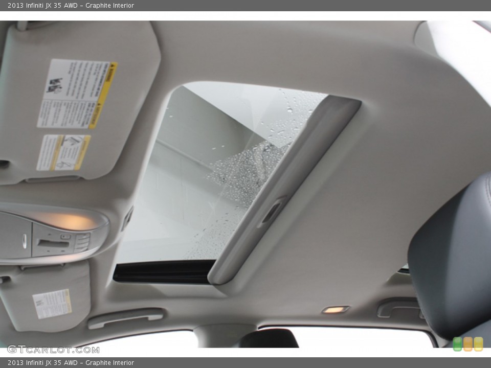 Graphite Interior Sunroof for the 2013 Infiniti JX 35 AWD #76595671