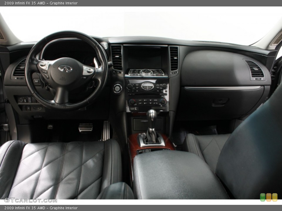 Graphite Interior Dashboard for the 2009 Infiniti FX 35 AWD #76596055