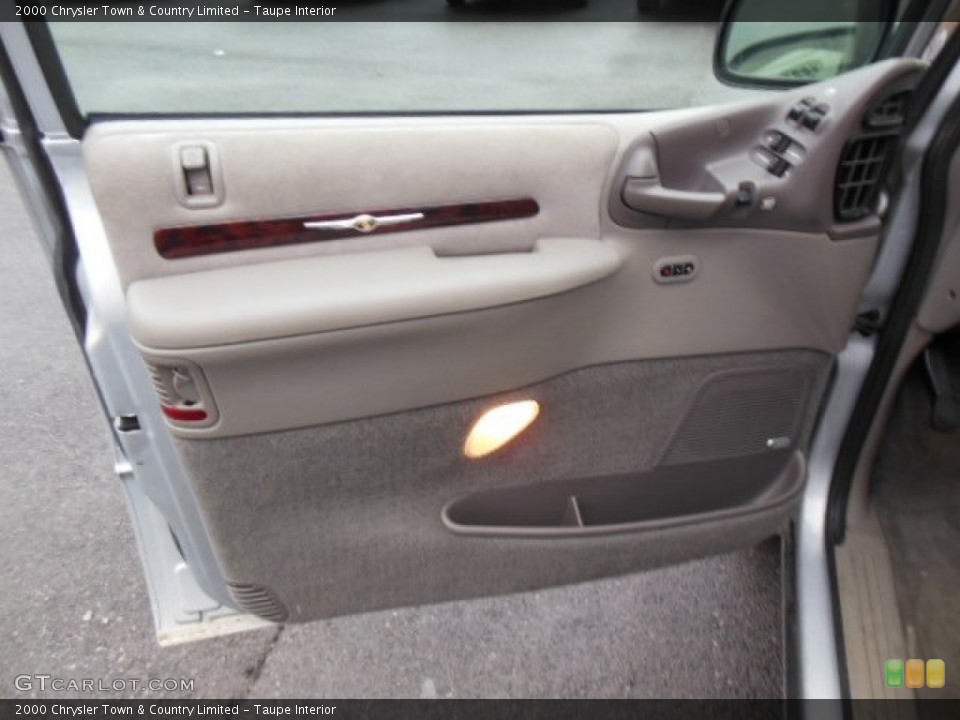 Taupe Interior Door Panel for the 2000 Chrysler Town & Country Limited #76596490