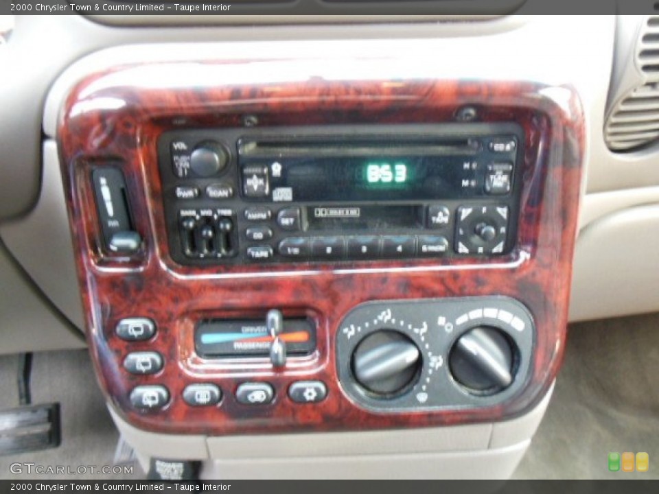 Taupe Interior Controls for the 2000 Chrysler Town & Country Limited #76596568