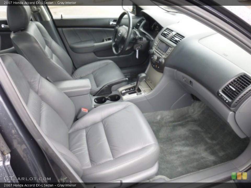 Gray Interior Photo for the 2007 Honda Accord EX-L Sedan #76596820