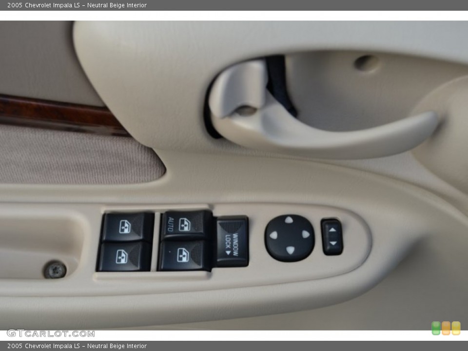 Neutral Beige Interior Controls for the 2005 Chevrolet Impala LS #76597981