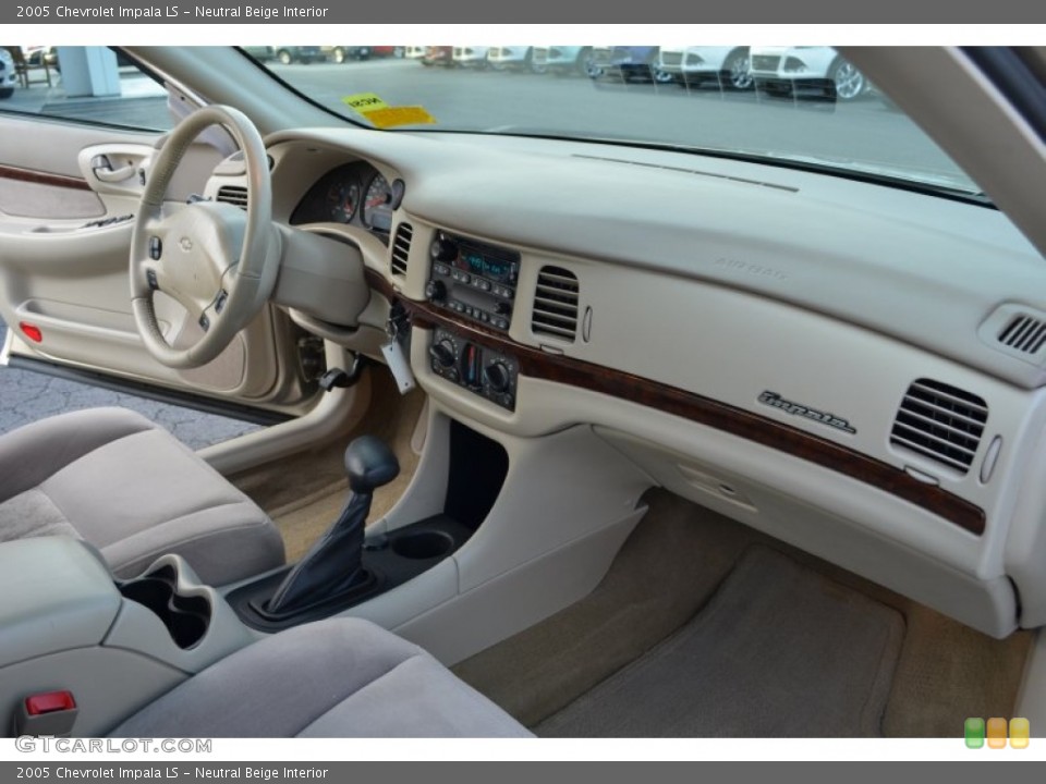 Neutral Beige Interior Dashboard for the 2005 Chevrolet Impala LS #76598139