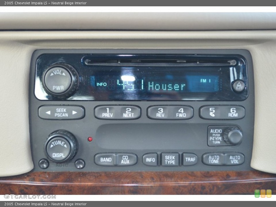 Neutral Beige Interior Audio System for the 2005 Chevrolet Impala LS #76598370