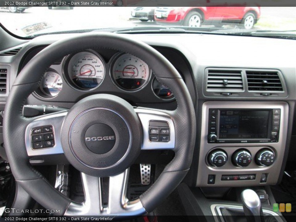 Dark Slate Gray Interior Steering Wheel for the 2012 Dodge Challenger SRT8 392 #76598684