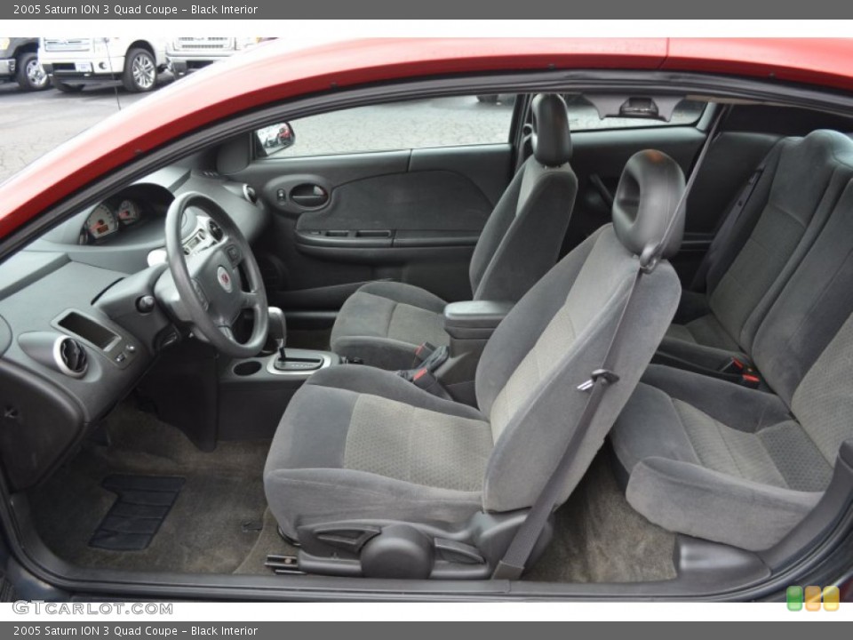 Black Interior Photo for the 2005 Saturn ION 3 Quad Coupe #76598736
