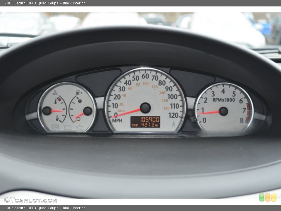 Black Interior Gauges for the 2005 Saturn ION 3 Quad Coupe #76598940