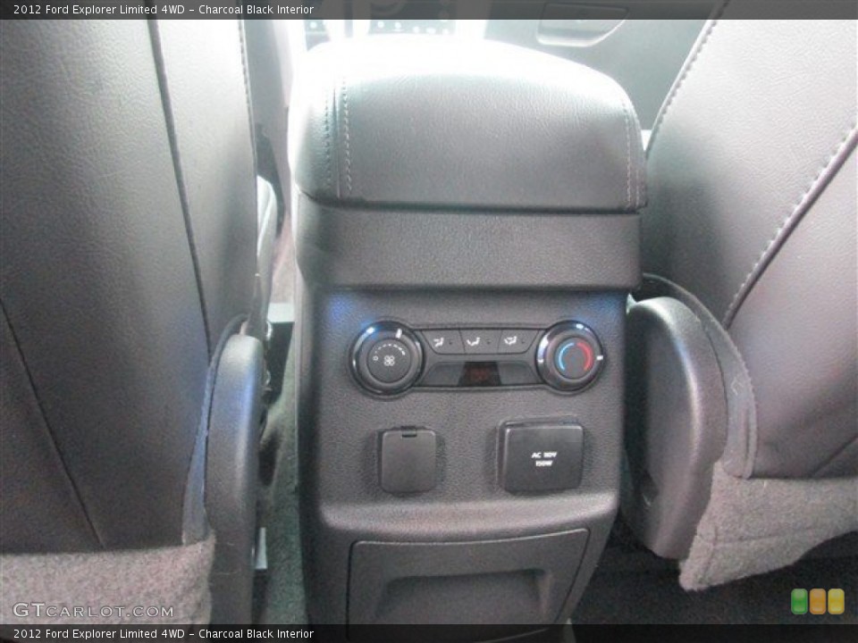Charcoal Black Interior Controls for the 2012 Ford Explorer Limited 4WD #76599126