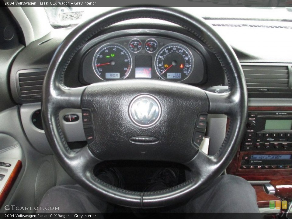 Grey Interior Steering Wheel for the 2004 Volkswagen Passat GLX Wagon #76599460