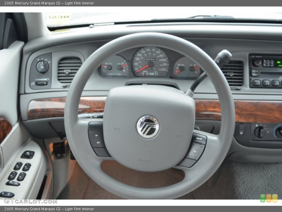 Light Flint Interior Steering Wheel for the 2005 Mercury Grand Marquis GS #76599549