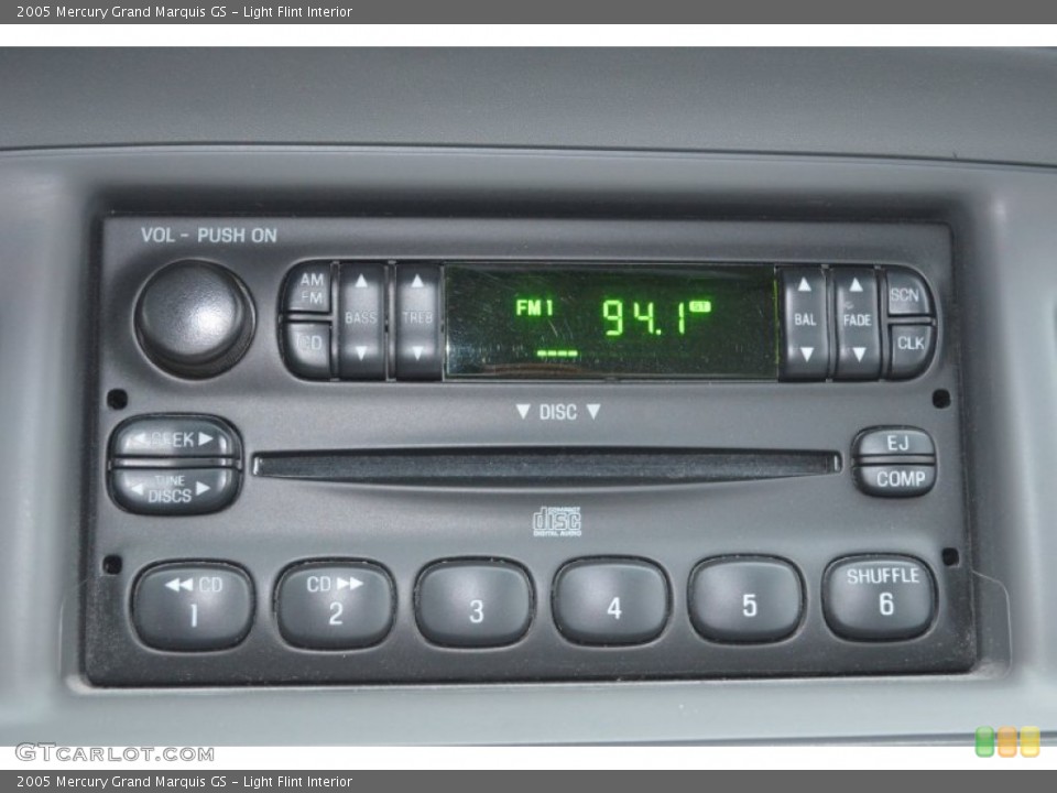 Light Flint Interior Audio System for the 2005 Mercury Grand Marquis GS #76599665