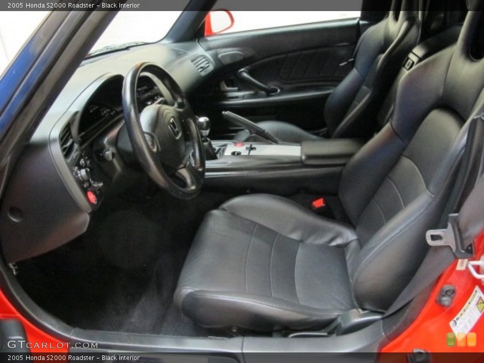 Black Interior Front Seat for the 2005 Honda S2000 Roadster #76600411