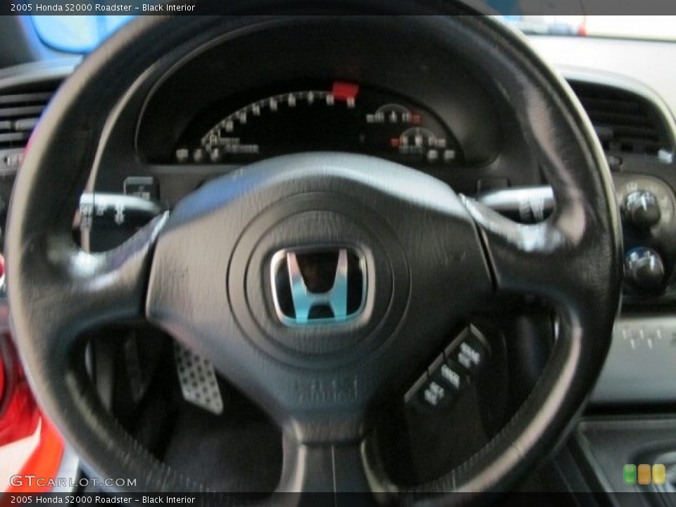 Black Interior Steering Wheel for the 2005 Honda S2000 Roadster #76600597