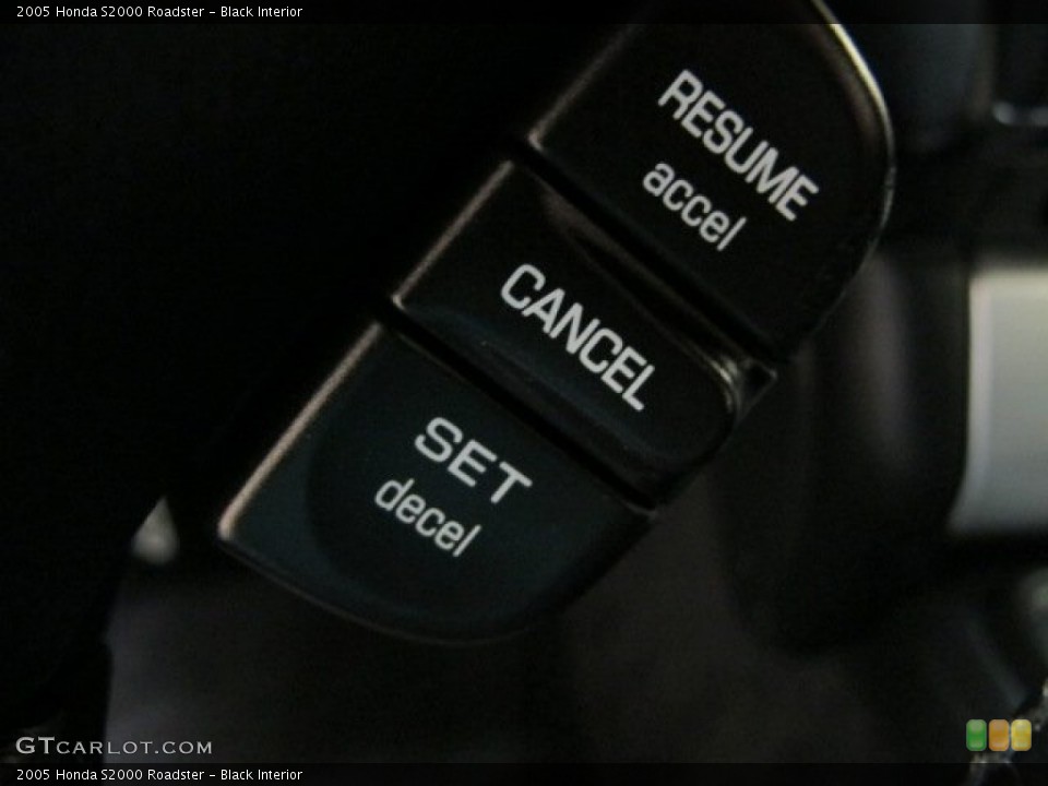 Black Interior Controls for the 2005 Honda S2000 Roadster #76600614