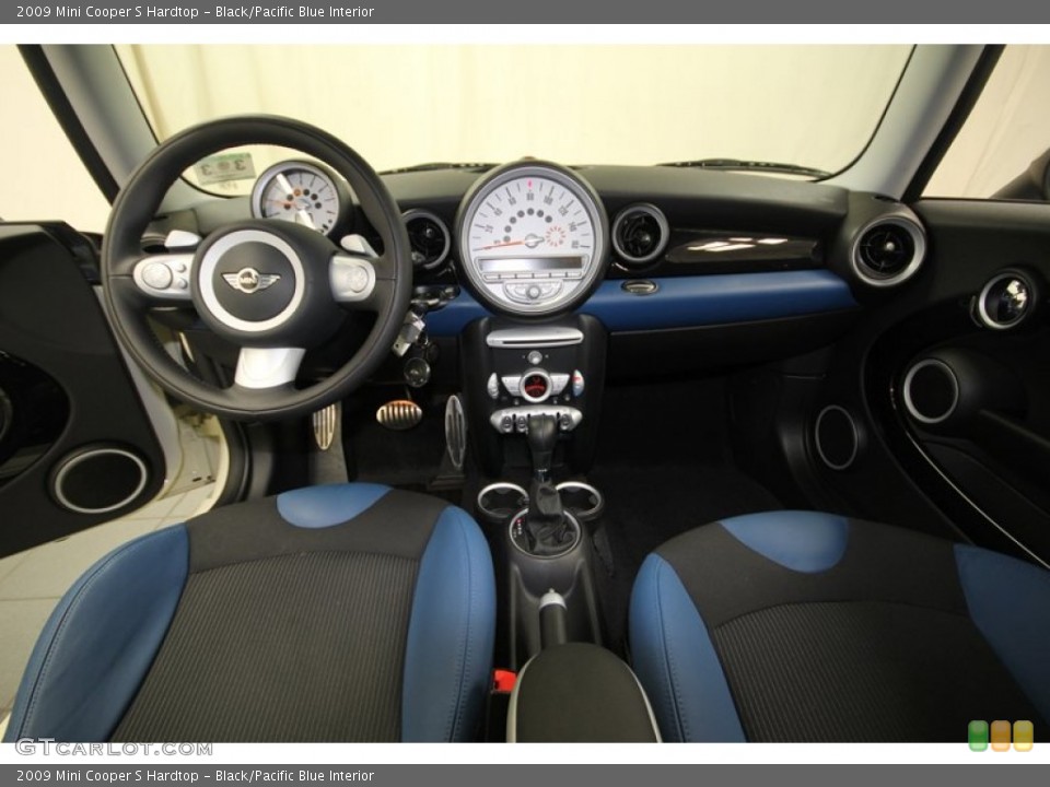 Black/Pacific Blue Interior Dashboard for the 2009 Mini Cooper S Hardtop #76601221
