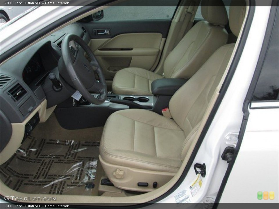 Camel Interior Front Seat for the 2010 Ford Fusion SEL #76602274