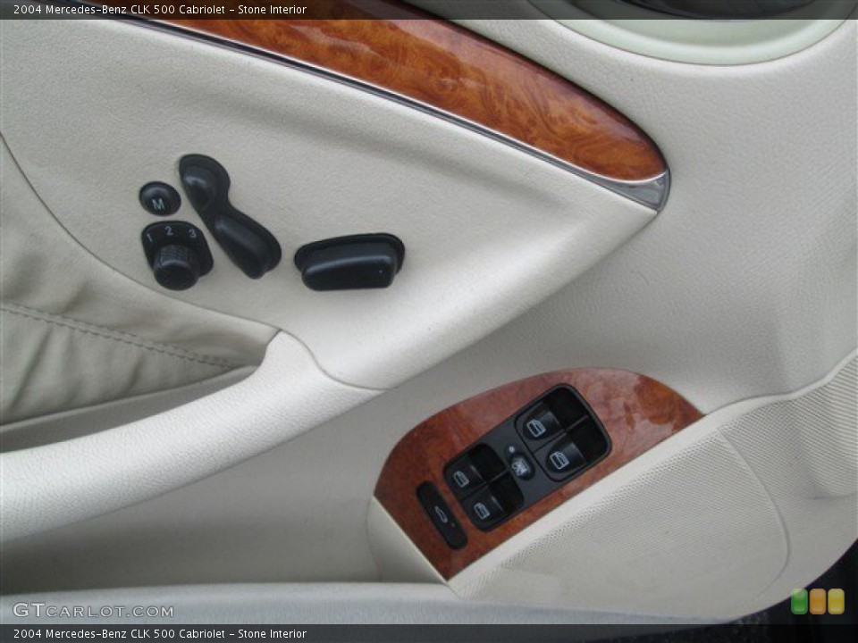 Stone Interior Controls for the 2004 Mercedes-Benz CLK 500 Cabriolet #76602657