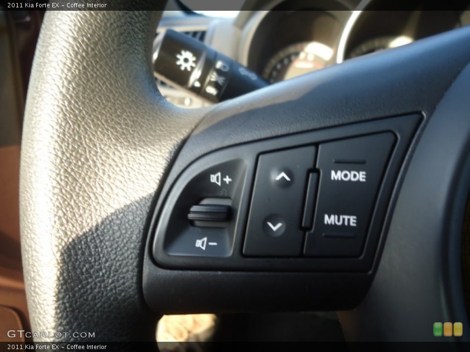 Coffee Interior Controls for the 2011 Kia Forte EX #76602661