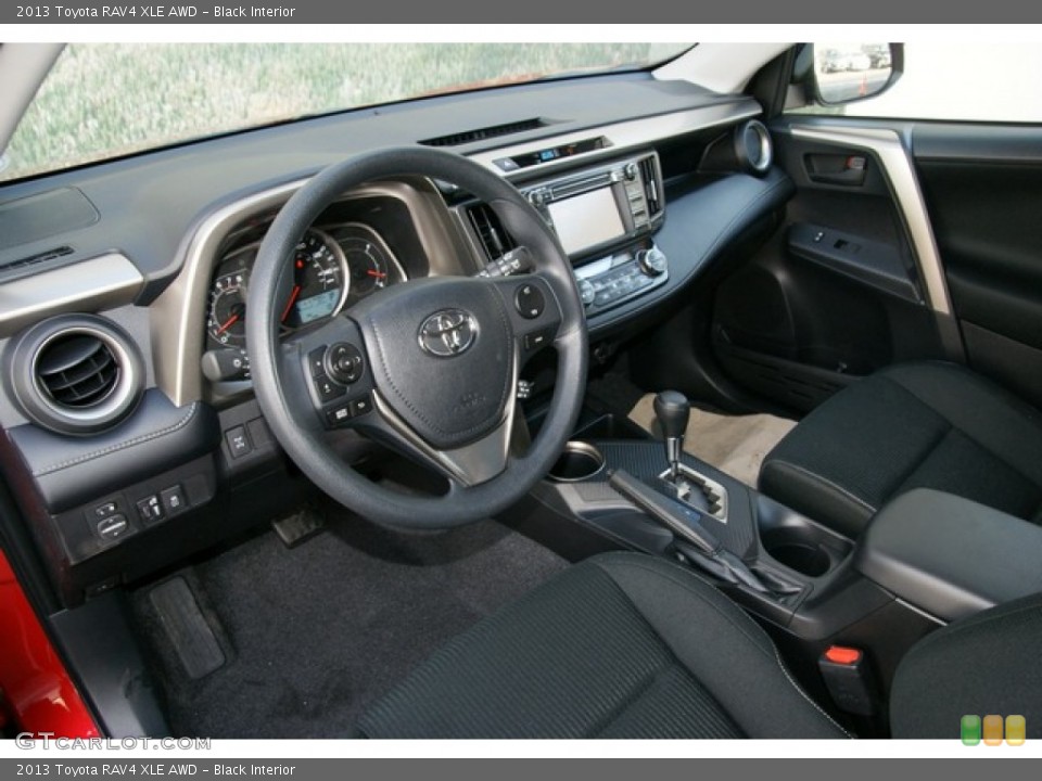 Black Interior Photo for the 2013 Toyota RAV4 XLE AWD #76603222