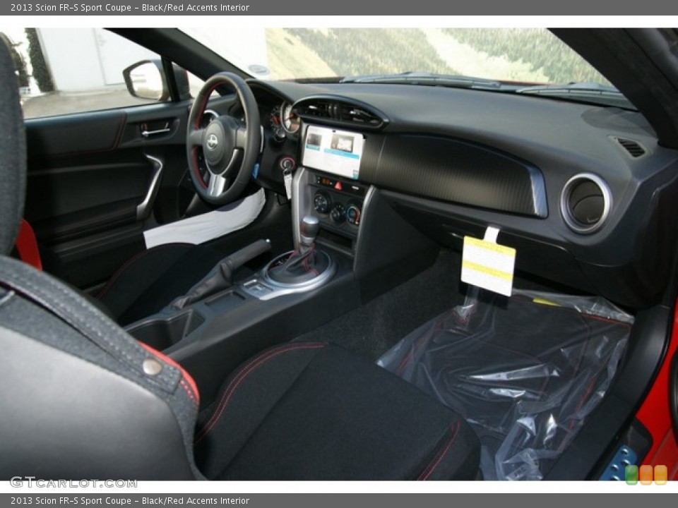 Black/Red Accents Interior Dashboard for the 2013 Scion FR-S Sport Coupe #76603507