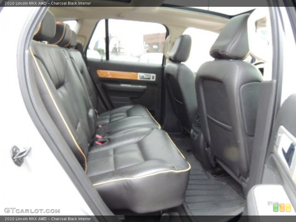 Charcoal Black Interior Rear Seat for the 2010 Lincoln MKX AWD #76603756