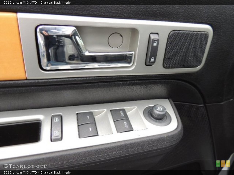Charcoal Black Interior Controls for the 2010 Lincoln MKX AWD #76603856