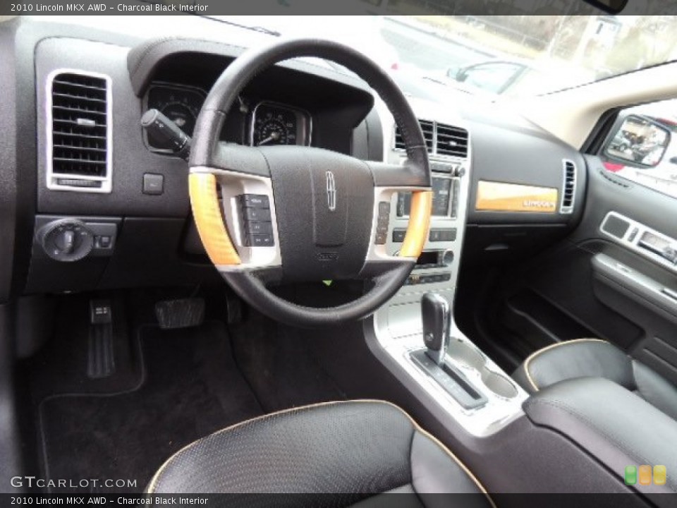 Charcoal Black Interior Prime Interior for the 2010 Lincoln MKX AWD #76603904