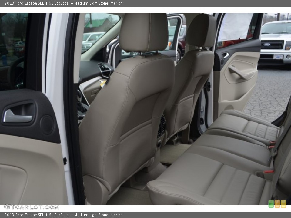 Medium Light Stone Interior Rear Seat for the 2013 Ford Escape SEL 1.6L EcoBoost #76604569