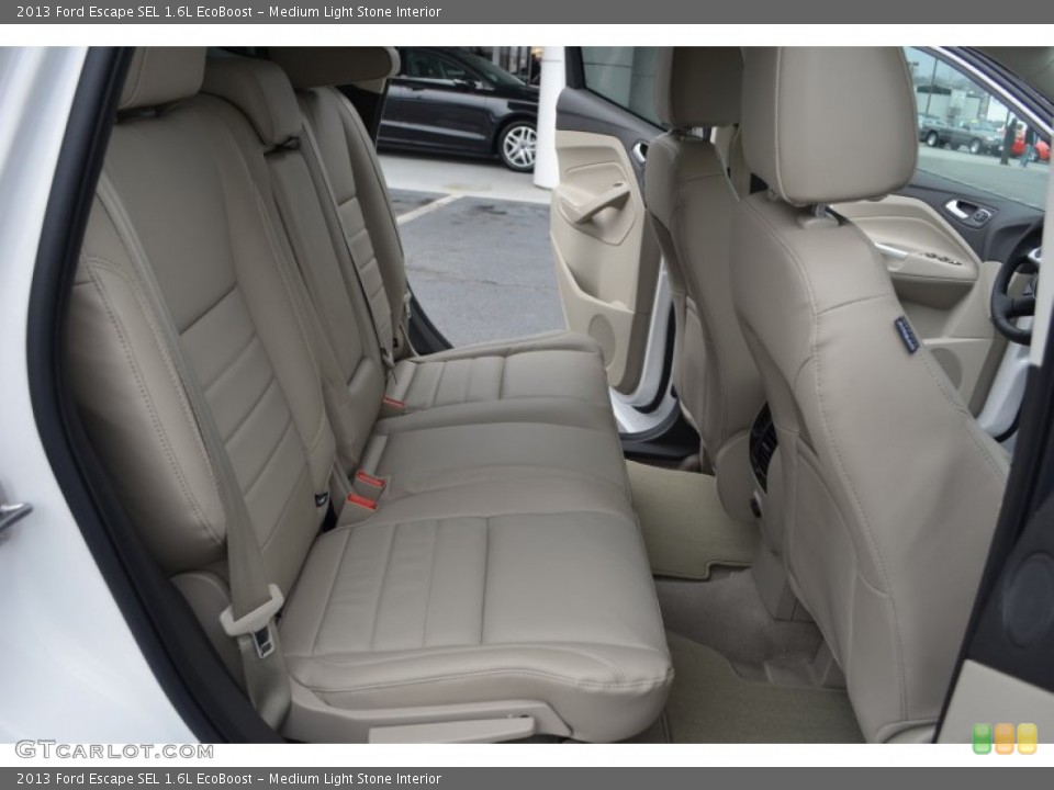 Medium Light Stone Interior Rear Seat for the 2013 Ford Escape SEL 1.6L EcoBoost #76604575