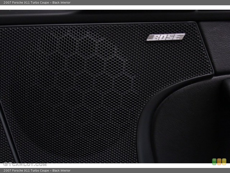 Black Interior Audio System for the 2007 Porsche 911 Turbo Coupe #76604866