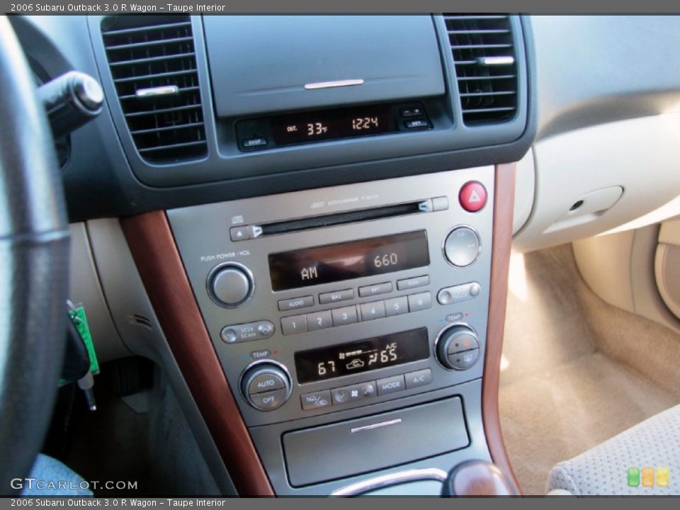 Taupe Interior Controls for the 2006 Subaru Outback 3.0 R Wagon #76606414