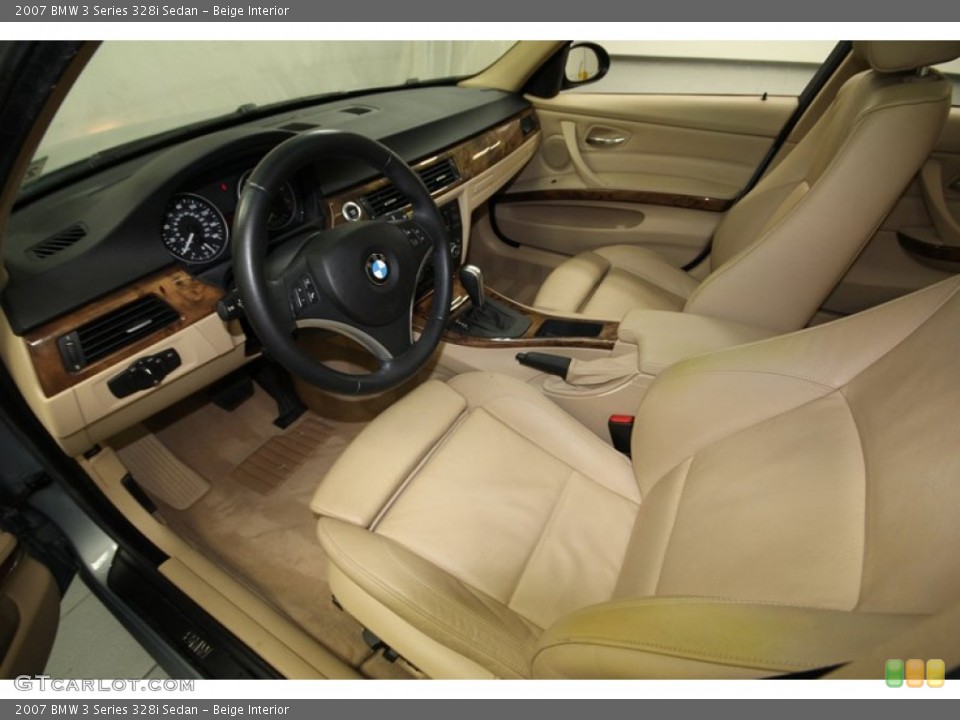 Beige 2007 BMW 3 Series Interiors