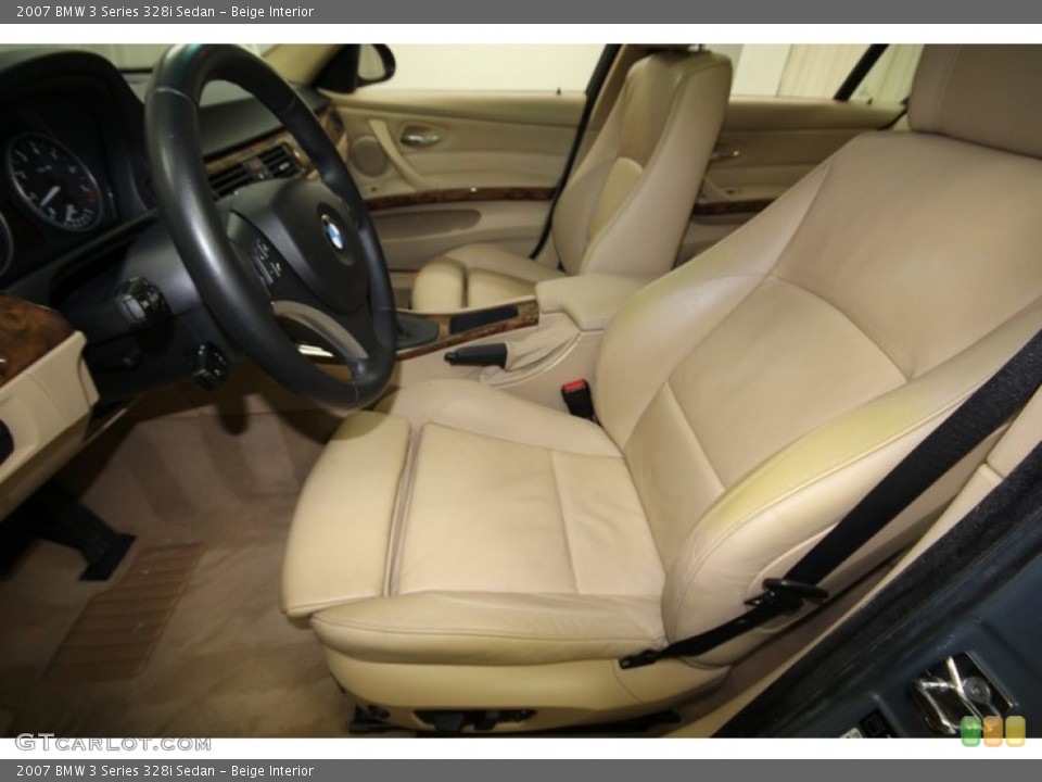 Beige Interior Front Seat for the 2007 BMW 3 Series 328i Sedan #76606783
