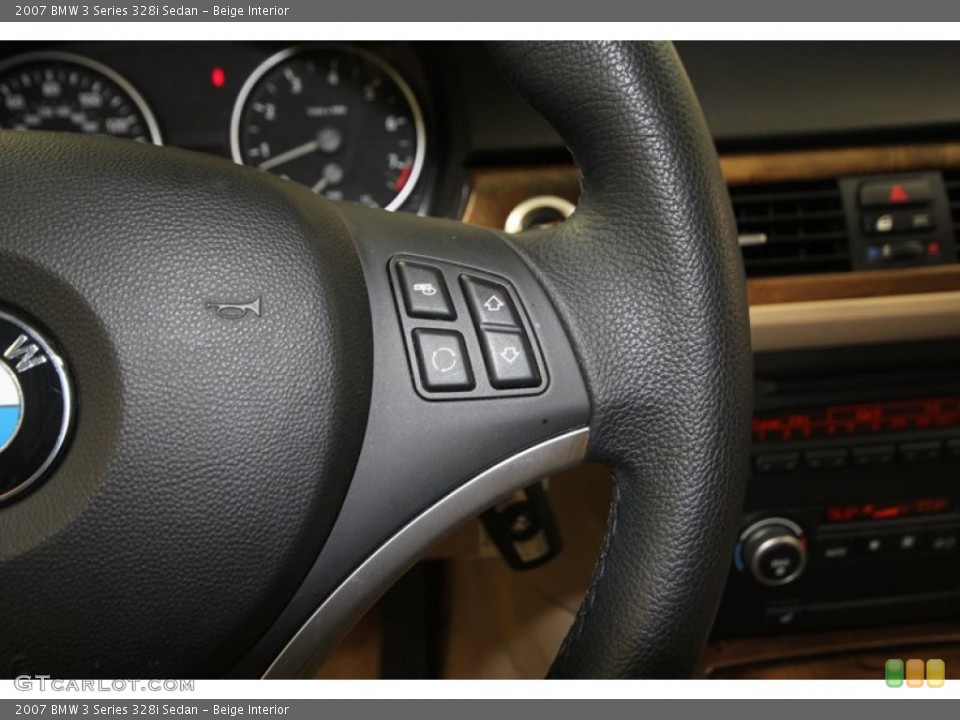 Beige Interior Controls for the 2007 BMW 3 Series 328i Sedan #76607046