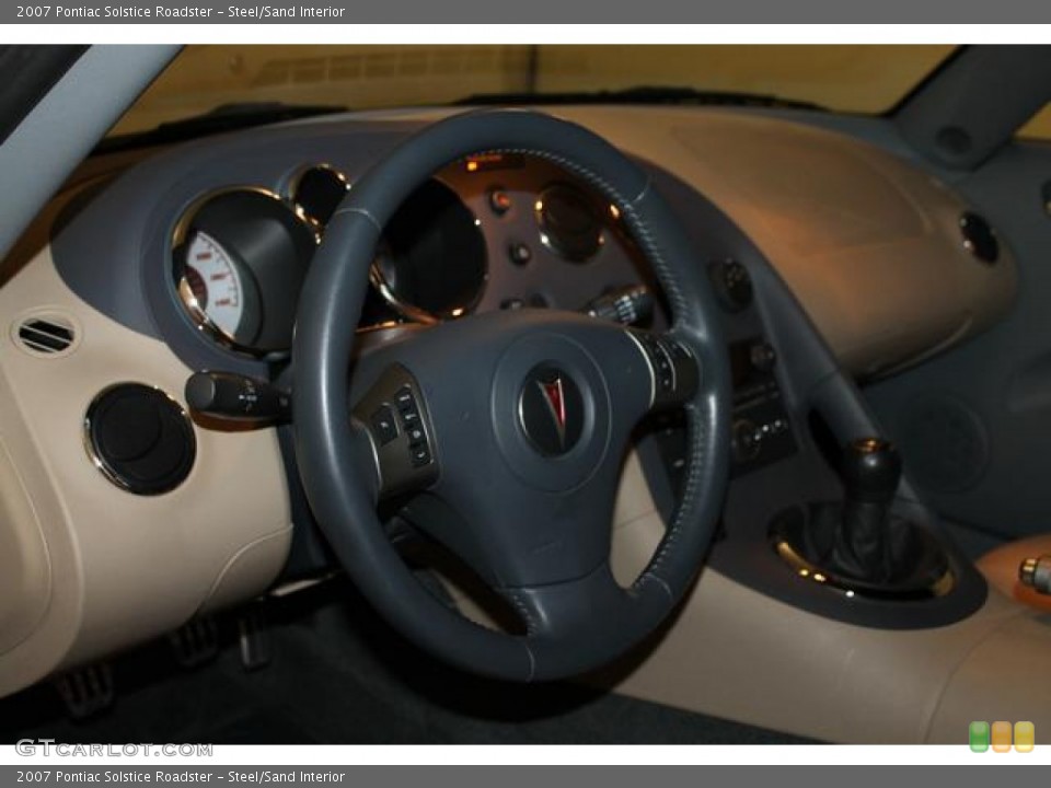Steel/Sand Interior Steering Wheel for the 2007 Pontiac Solstice Roadster #76608598