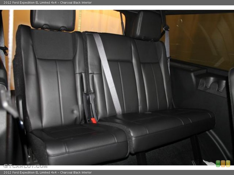Charcoal Black Interior Rear Seat for the 2012 Ford Expedition EL Limited 4x4 #76609786