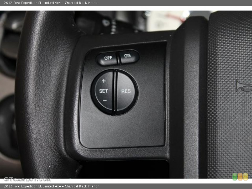 Charcoal Black Interior Controls for the 2012 Ford Expedition EL Limited 4x4 #76609948