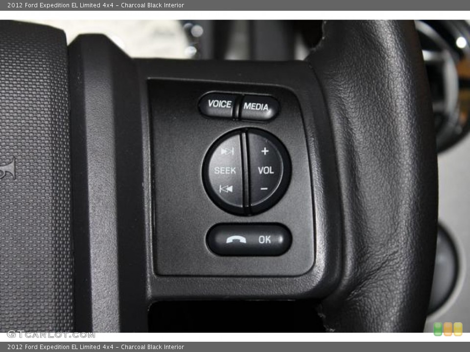 Charcoal Black Interior Controls for the 2012 Ford Expedition EL Limited 4x4 #76609965