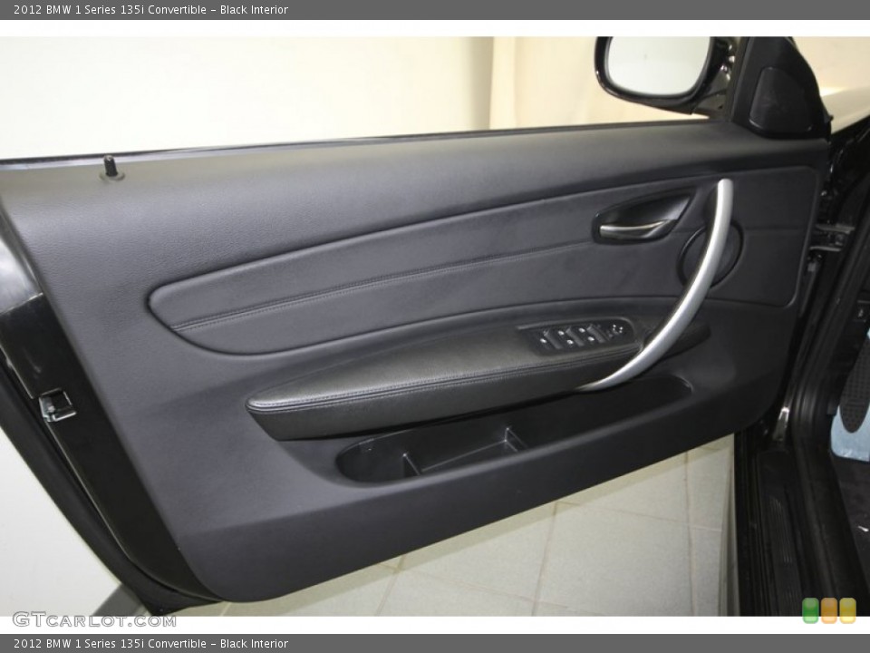 Black Interior Door Panel for the 2012 BMW 1 Series 135i Convertible #76610123