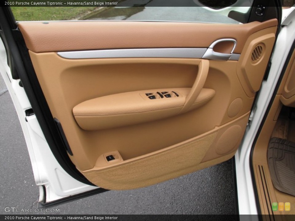 Havanna/Sand Beige Interior Door Panel for the 2010 Porsche Cayenne Tiptronic #76610500