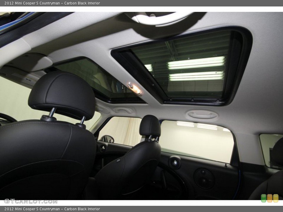 Carbon Black Interior Sunroof for the 2012 Mini Cooper S Countryman #76611325