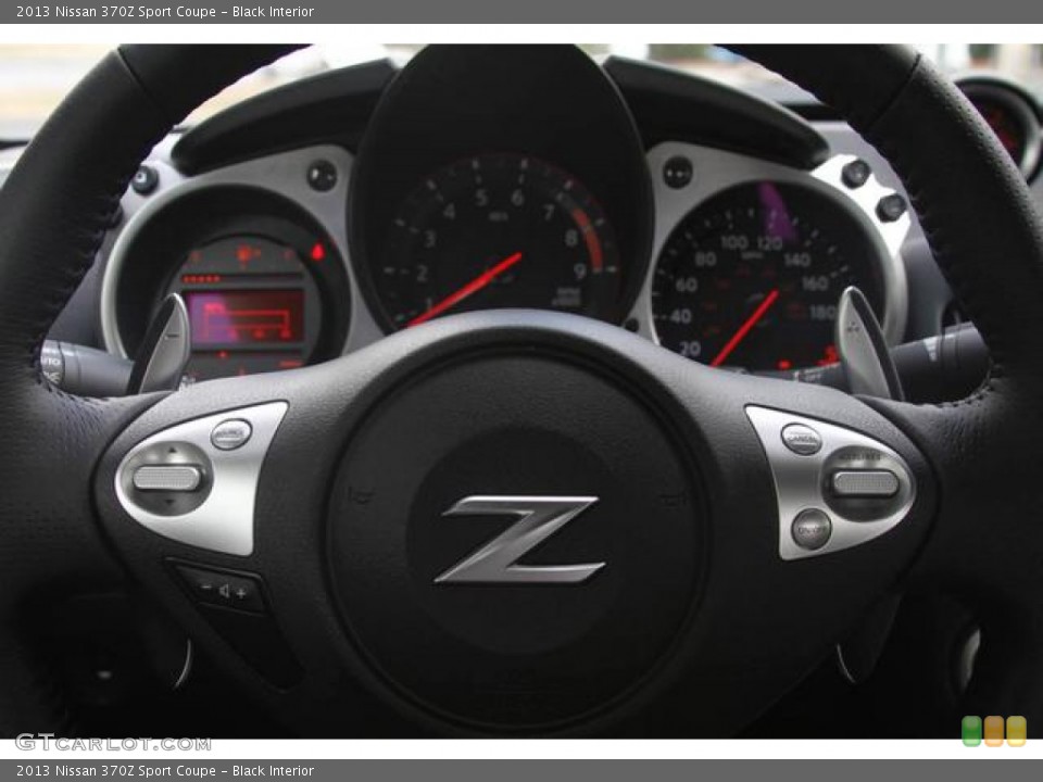 Black Interior Steering Wheel for the 2013 Nissan 370Z Sport Coupe #76611496